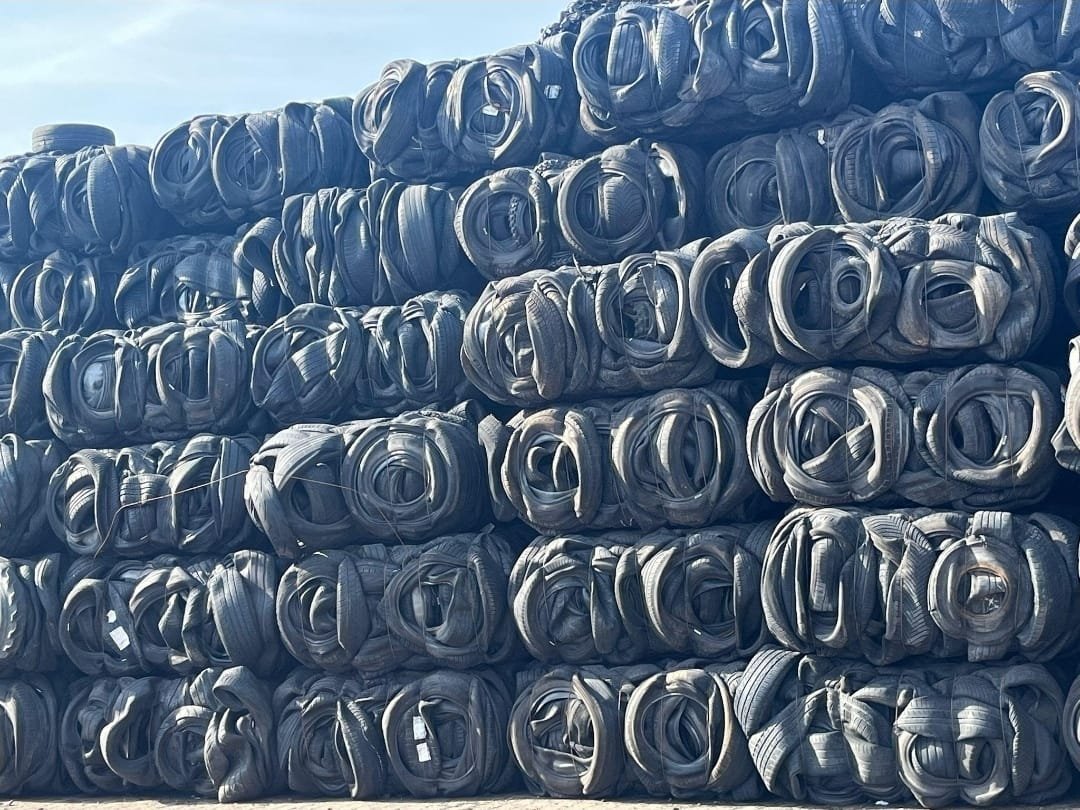 PCR Scrap Tyre Bales