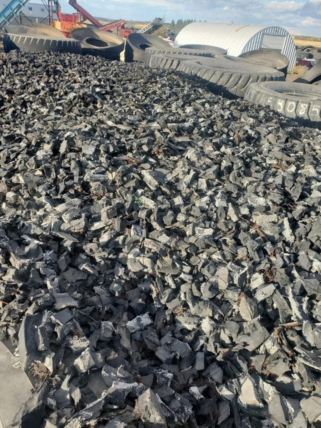 Shredded Tyre Chips TDF